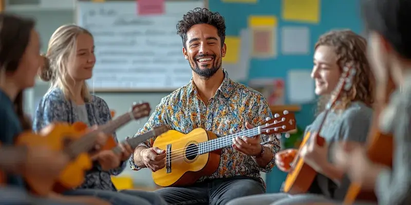 Czy chwyty na ukulele są takie same jak na gitarę?