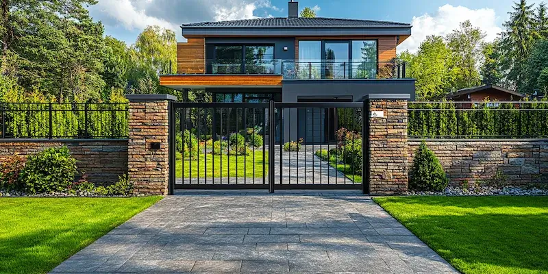 Aluminiumzaun aus Polen