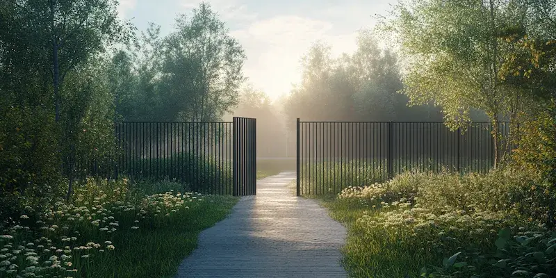 Schmuckzaun aus Polen