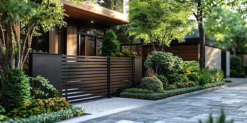 Aluminium Sichtschutzzaun aus Polen