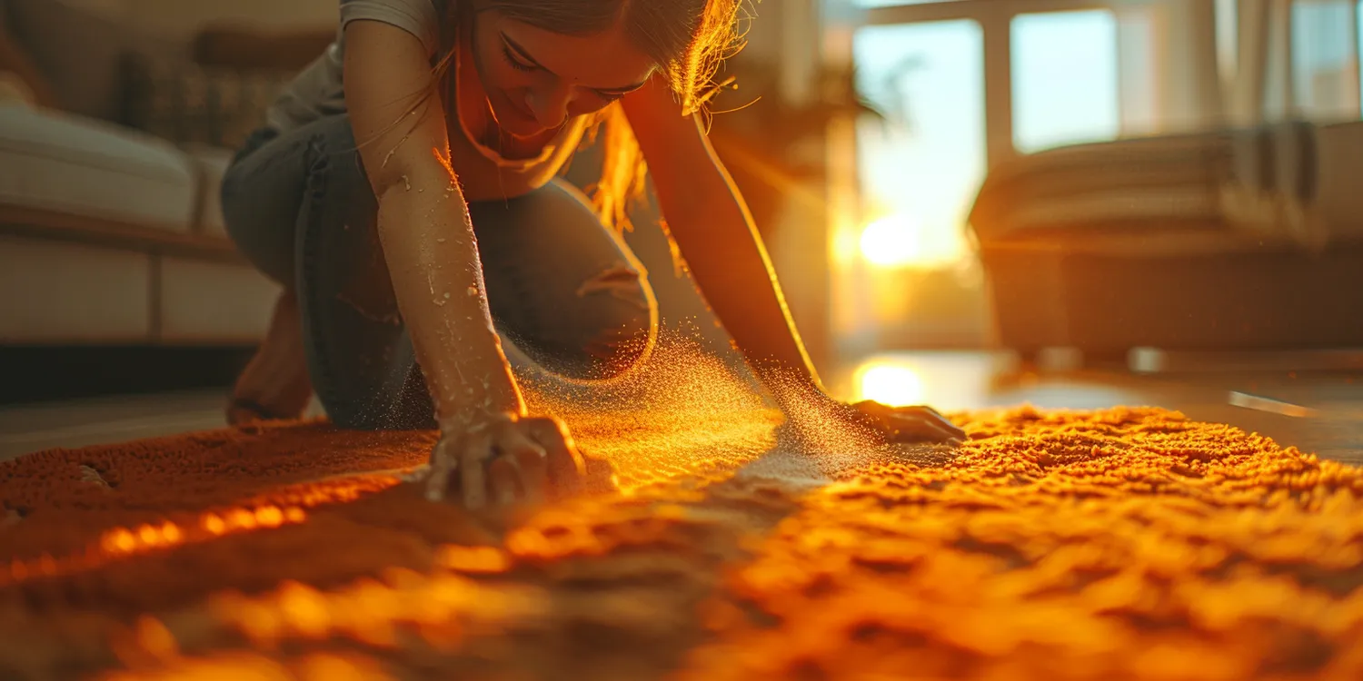 Wszechobecne plamy na wykładzinie biurowej